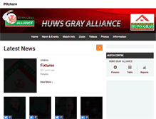 Tablet Screenshot of huwsgrayalliance.pitchero.com