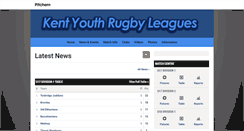 Desktop Screenshot of kentyouthleagues.pitchero.com