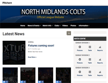 Tablet Screenshot of northmidcolts.pitchero.com