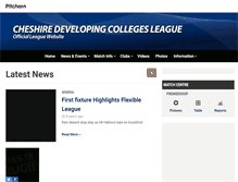 Tablet Screenshot of league10.pitchero.com